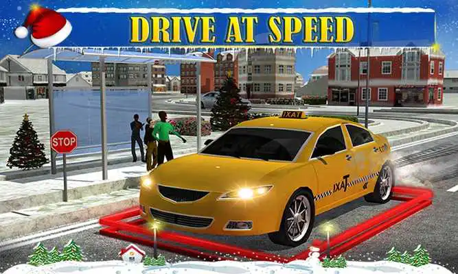 Play Christmas Taxi Duty 3D