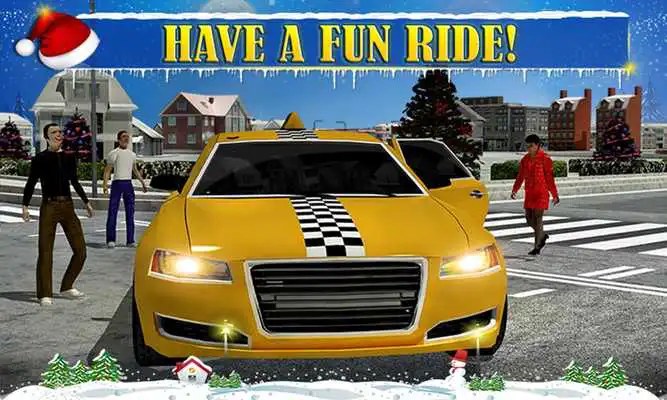 Play Christmas Taxi Duty 3D