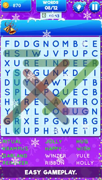 Play Christmas Word Finder : Word Puzzle Game  and enjoy Christmas Word Finder : Word Puzzle Game with UptoPlay