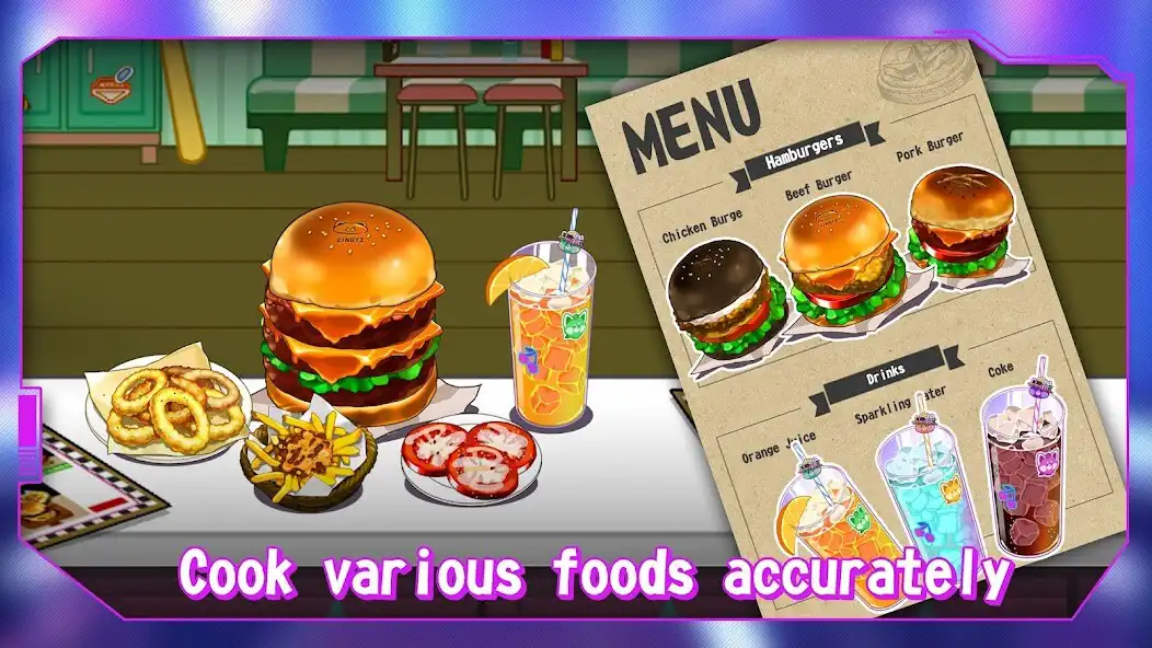 Play Cindyz Burger: Master Chef as an online game Cindyz Burger: Master Chef with UptoPlay