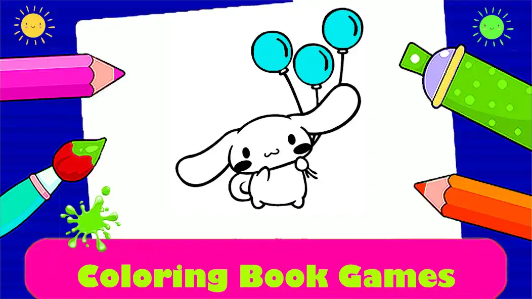 Play Cinnamoroll Coloring Book as an online game Cinnamoroll Coloring Book with UptoPlay