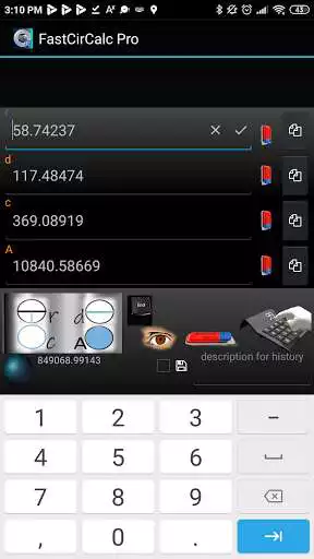 Play Circle Calculator  circumference, area volume  and enjoy Circle Calculator  circumference, area volume with UptoPlay