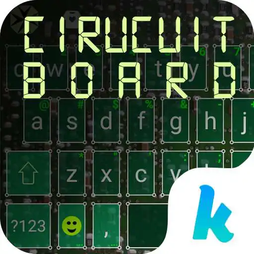 Free play online Circuits Kika Keyboard Theme  APK