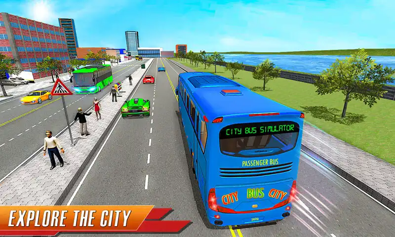 Play City Coach Drive Bus Simulator as an online game City Coach Drive Bus Simulator with UptoPlay