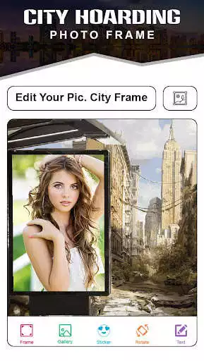 Play City Hoarding Photo Frame