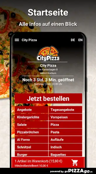 Play City Pizza Bochum as an online game City Pizza Bochum with UptoPlay