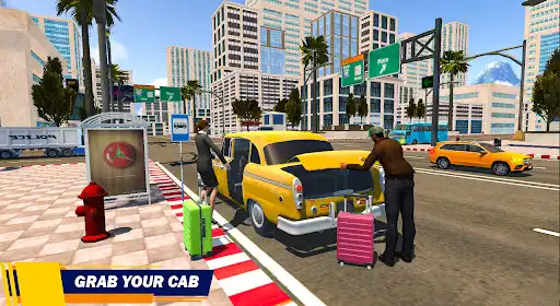 Play City Taxi Driving 3D Simulator as an online game City Taxi Driving 3D Simulator with UptoPlay