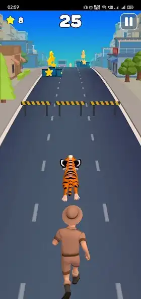 Play City Tiger Run - 3D Game as an online game City Tiger Run - 3D Game with UptoPlay