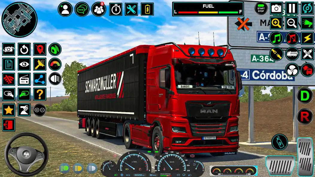 Play City Truck Simulator 2023 as an online game City Truck Simulator 2023 with UptoPlay