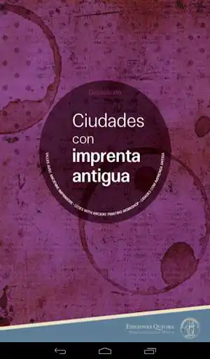 Play Ciudades con imprenta antigua as an online game Ciudades con imprenta antigua with UptoPlay