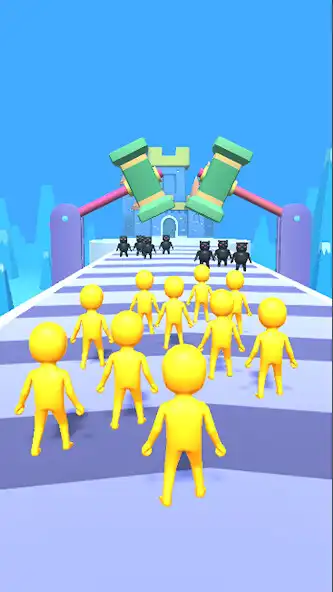 Play Clash of Crowd 3D as an online game Clash of Crowd 3D with UptoPlay