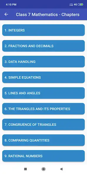 Play Class 7 Mathematics NCERT Book in English as an online game Class 7 Mathematics NCERT Book in English with UptoPlay