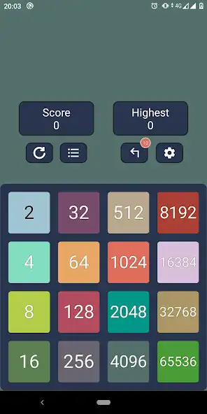 Play Classic 2048 Game as an online game Classic 2048 Game with UptoPlay