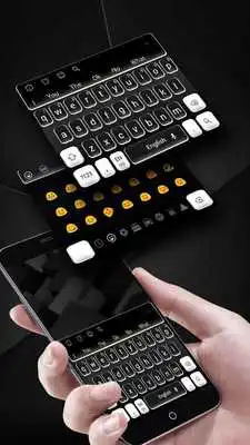 Play Classic Black White Keyboard Theme