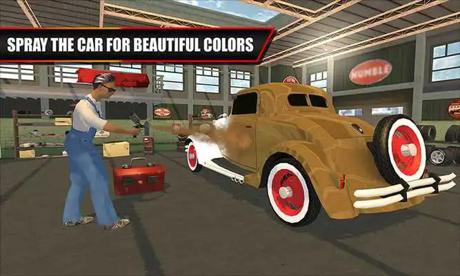 Play Classic Car Mechanic Garage