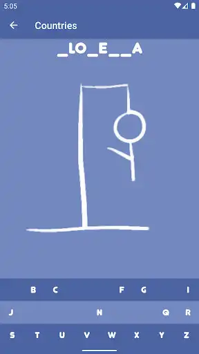 Play Classic Hangman as an online game Classic Hangman with UptoPlay