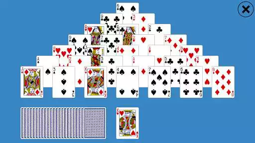 Play Classic Pyramid Solitaire