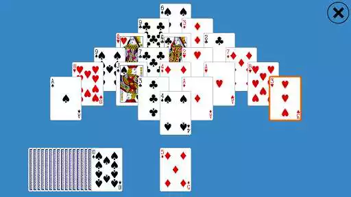 Play Classic Pyramid Solitaire