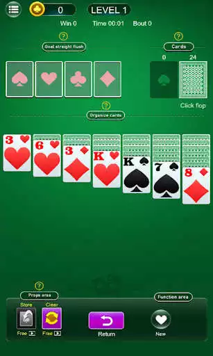 Play Classic Solitaire Klondike as an online game Classic Solitaire Klondike with UptoPlay