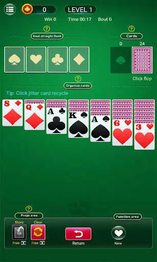 Play Classic Solitaire -puzzle as an online game Classic Solitaire -puzzle with UptoPlay