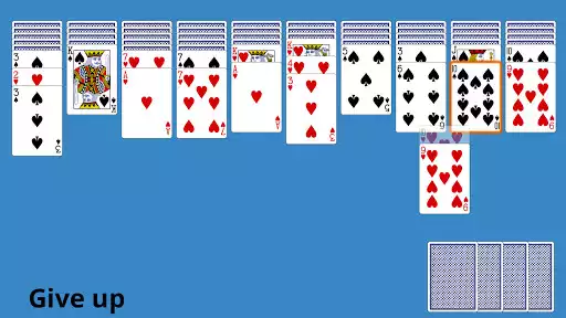 Play Classic Spider Solitaire as an online game Classic Spider Solitaire with UptoPlay