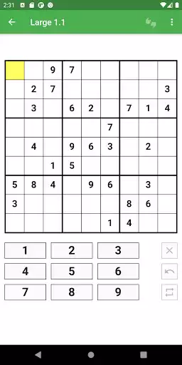 Play Classic Sudoku as an online game Classic Sudoku with UptoPlay