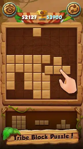 Play Classic Wooden Block Puzzle as an online game Classic Wooden Block Puzzle with UptoPlay