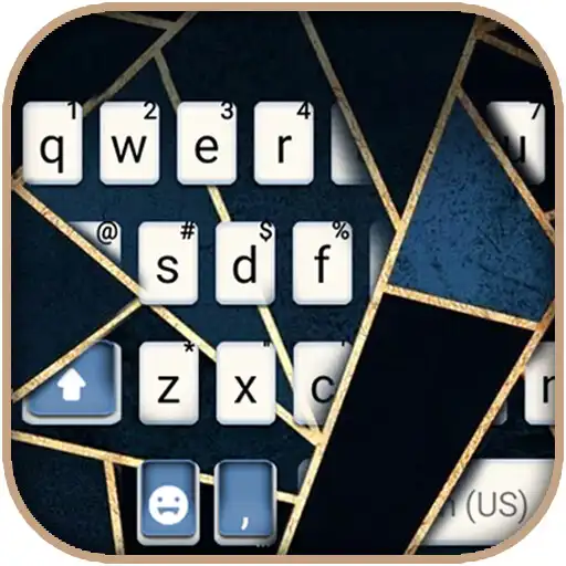 Play Classy Blue Keyboard Background APK