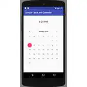 Free play online Clock and Calendar APK