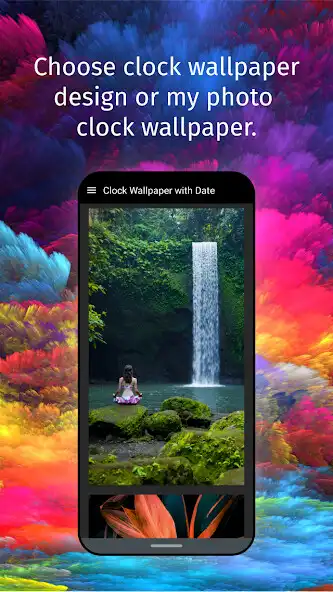 Play Clock Wallpaper with Date  and enjoy Clock Wallpaper with Date with UptoPlay