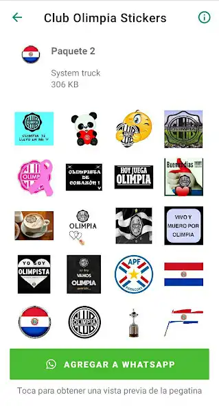 Play Club Olimpia Stickers as an online game Club Olimpia Stickers with UptoPlay