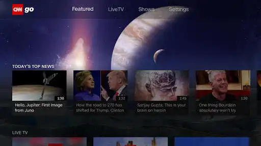 Play CNNgo for Android TV