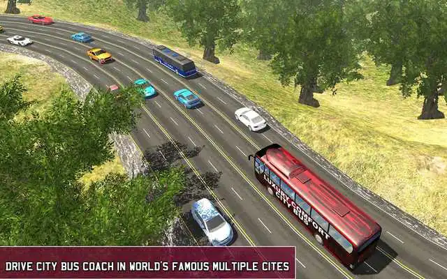 Play Coach Bus Highway Hill Climb