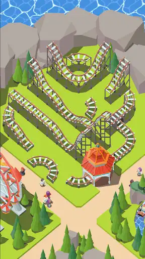 Play Coaster Builder: Roller Coaster 3D Puzzle Game as an online game Coaster Builder: Roller Coaster 3D Puzzle Game with UptoPlay