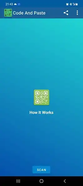 Play Code And Paste QR Code scanner  and enjoy Code And Paste QR Code scanner with UptoPlay