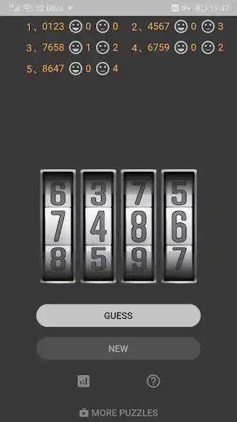 Play Code Guess Puzzle Game  and enjoy Code Guess Puzzle Game with UptoPlay