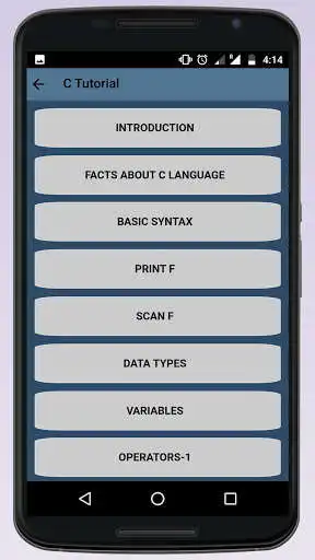 Play APK C Offline Tutorial  and enjoy C Offline Tutorial with UptoPlay com.techprocompsoft.capp