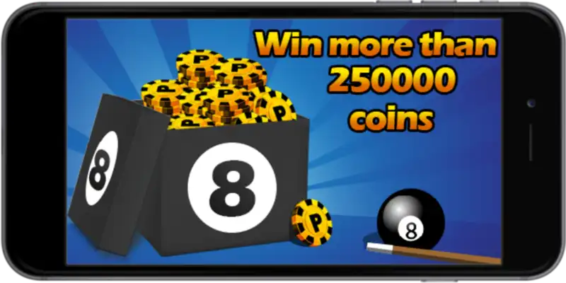 Play Coins 8 Ball Pool Gift Prank