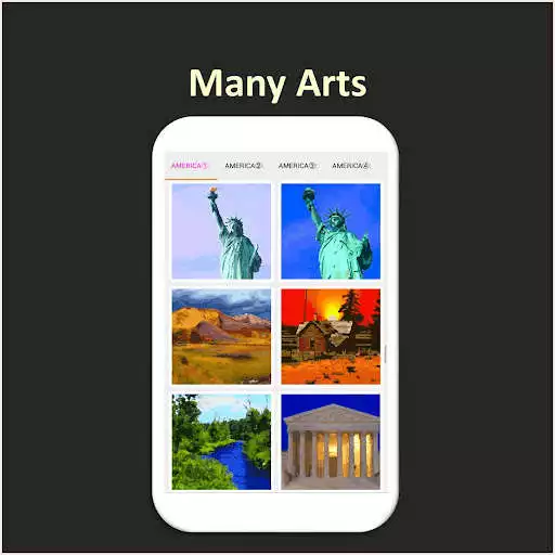 Play Color by Number - america - Pixel Art  and enjoy Color by Number - america - Pixel Art with UptoPlay