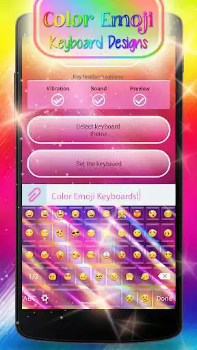 Play APK Color Emoji Keyboard Designs  and enjoy Color Emoji Keyboard Designs with UptoPlay com.Nano.Color.Emoji.Keyboard.Designs