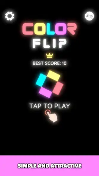 Play Color Flip : Flip it as an online game Color Flip : Flip it with UptoPlay