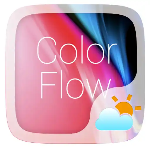 Free play online Color Flow GO Weather Widget Theme APK