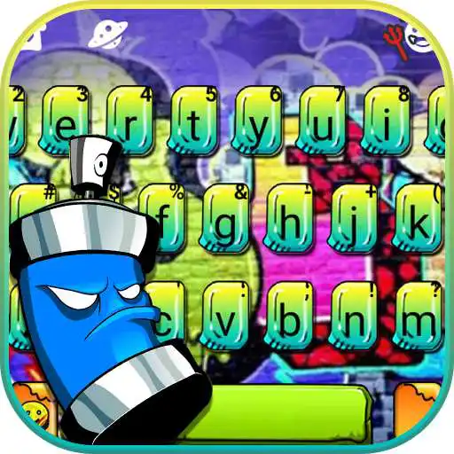 Play Colorful Graffiti Party Keyboard Theme APK