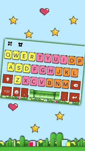 Play Colorful Keyboard Background as an online game Colorful Keyboard Background with UptoPlay