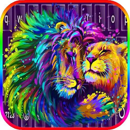 Play Colorful Lion Art Keyboard APK