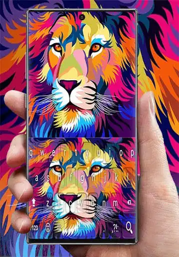 Play Colorful Lion Art Keyboard  and enjoy Colorful Lion Art Keyboard with UptoPlay