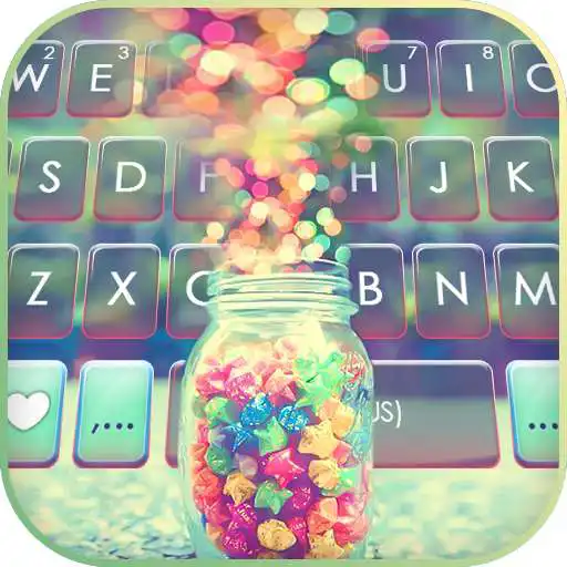 Play Colorful Lucky Stars Keyboard Background APK