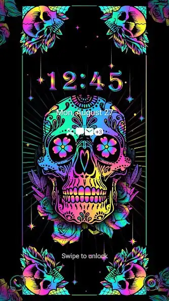 Play Colorful Skull - Wallpaper as an online game Colorful Skull - Wallpaper with UptoPlay