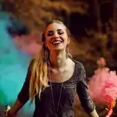 Free play online Colorful smoke live wallpaper APK