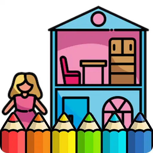 Play Coloring Beautiful Doll House APK